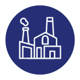 Icon "Gewerbehalle und Industrieanlage"